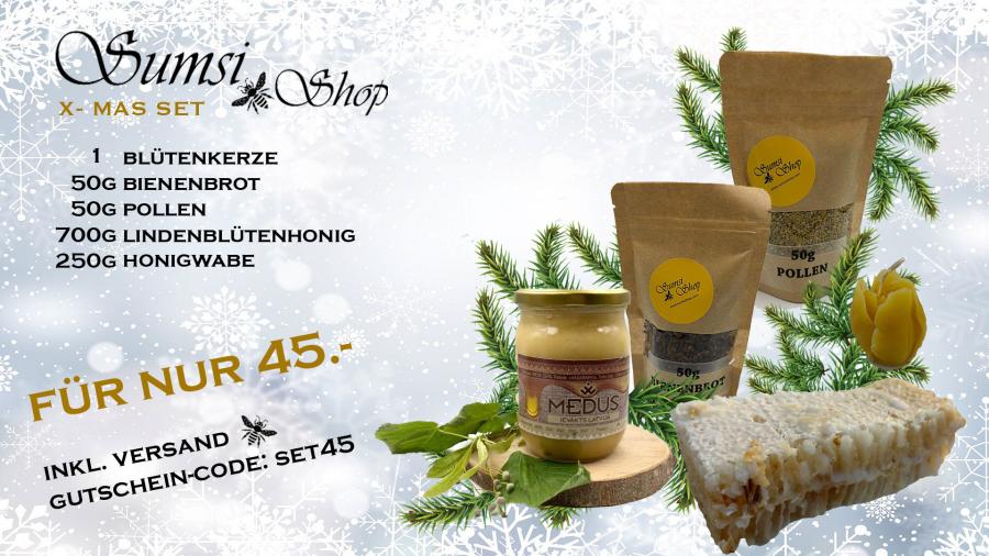 Geschenkset „Sumsi’s Festtags-Schatzkiste“ – Natur pur aus Lettland